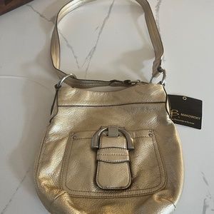 B Makowsky Leather Handbag